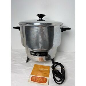 Montgomery Wards Signature Automatic Corn Popcorn Popper Aluminum Vintage Rare